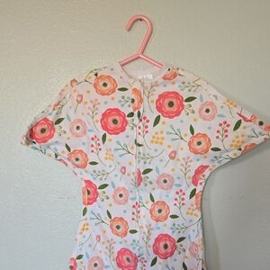 Sleeping Baby | Pink Floral Sleep Sack Size Small